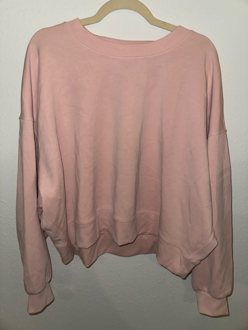 lululemon athletica Blush Pink Relaxed Crew Sweatshirt